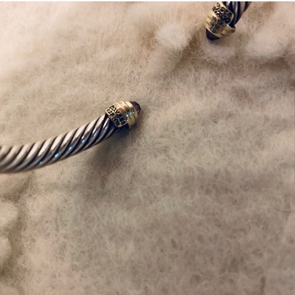 David yurman cable bracelet with amethyst and gold - Picture 8 of 8